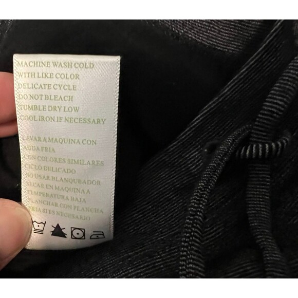 Green Tea Womens A-Line Knit Skort  Size L  Black  Activewear Athleisure Casual - Picture 8 of 8